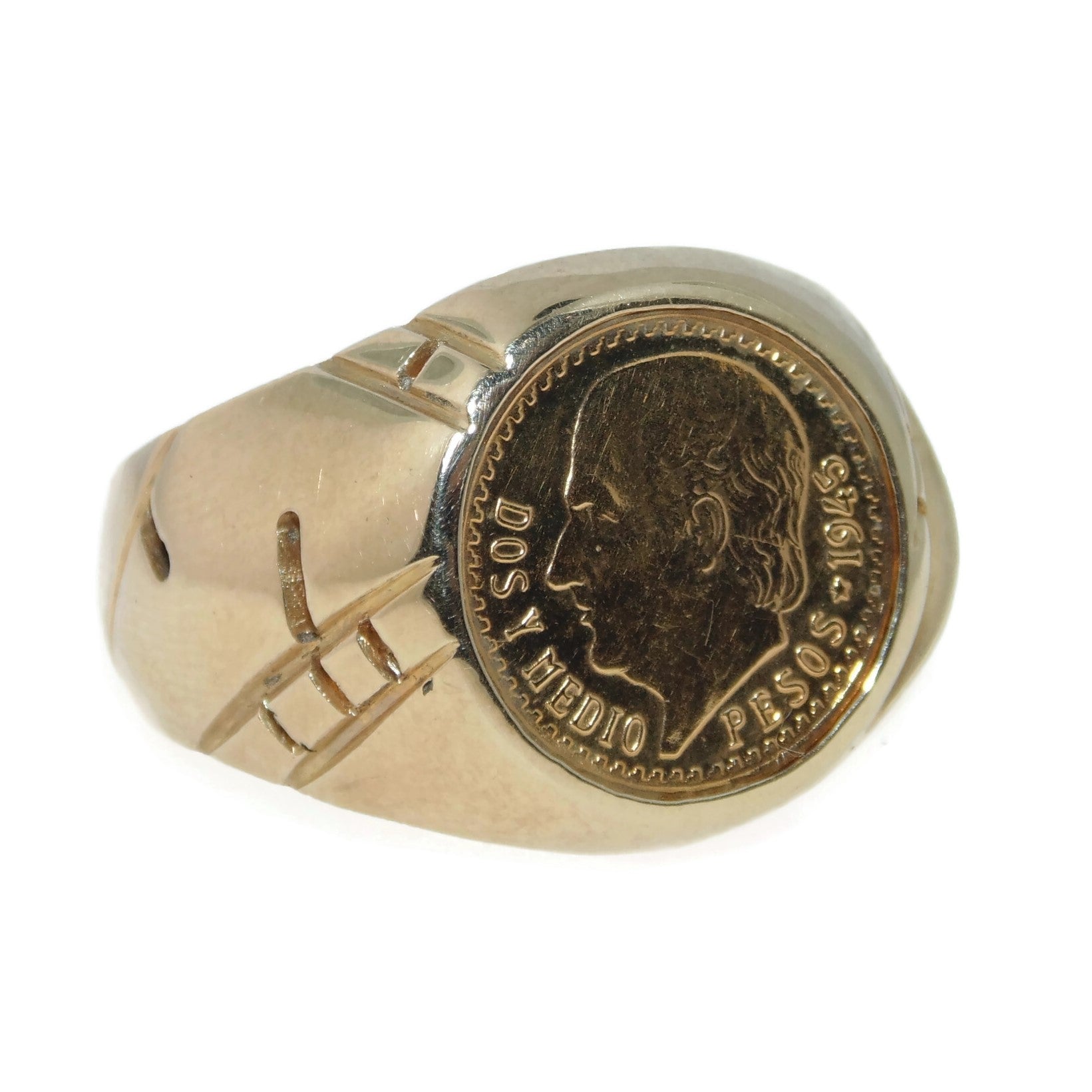 Mexican hot sale coin ring